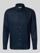 s.Oliver RED LABEL Regular Fit Freizeithemd aus reinem Leinen in Marin...