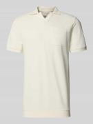 s.Oliver RED LABEL Regular Fit Poloshirt aus Baumwoll-Mix in Weiss, Gr...