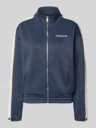 Pegador Sweatjacke mit Spitzenbesatz Modell 'TIHANY LACE' in Blau, Grö...