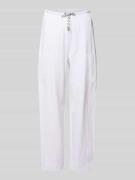 Marc Cain Hose mit aufgesetzten Taschen und elastischem Bund in Weiss,...