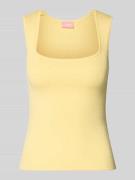 JJXX Top aus Viskose-Mix mit Karree-Ausschnitt Modell 'POSIE' in Hellg...