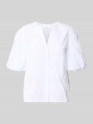 s.Oliver RED LABEL Regular Fit Bluse aus reiner Baumwolle in Weiss, Gr...