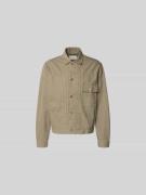 Forét Jeansjacke aus reiner Baumwolle in Camel, Größe L