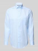 OLYMP Modern Fit Business-Hemd aus Baumwolle mit Kentkragen in Hellbla...