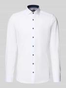 OLYMP Level Five Body Fit Business-Hemd aus Baumwolle mit Kentkragen i...