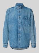 BOSS Orange Regular Fit Jeansjacke aus reiner Baumwolle Modell 'LAMBEY...