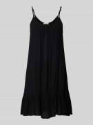 Shiwi Minikleid aus Viskose mit tiefem Rückenausschnitt in Black, Größ...