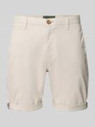 Superdry Regular Fit Shorts mit Münztasche in Hellgrau, Größe 28