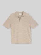 Tom Tailor Regular Fit Poloshirt aus einer Baumwolle in Strickoptik in...