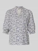 B.Young Bluse aus Leinen-Mix mit Puffärmeln Modell 'FALAKKA' in Bleu, ...