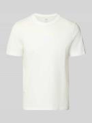 GAP T-Shirt mit Rundhalsausschnitt und Label-Stitching in Offwhite, Gr...