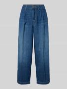 Raffaello Rossi Wide Fit Jeans mit Leinen-Anteil Modell 'Mayla' in Dun...