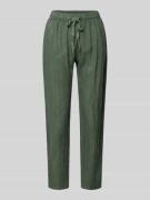 ZABAIONE Leinenhose mit elastischem Bund Modell 'Pa44uline' in Khaki, ...