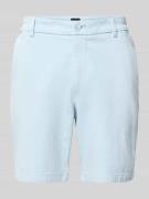 BOSS Modern Fit Chinoshorts aus Baumwoll-Mix Modell 'KANE1' in Hellbla...