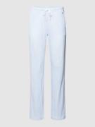 s.Oliver RED LABEL Pyjama-Hose mit Streifenmuster in Blau, Größe 36-38