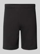 Lacoste Regular Fit Sweatshorts aus reiner Baumwolle in Black, Größe L