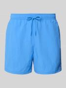 Tommy Hilfiger Regular Fit Badehose mit Logo Stitching in Blau, Größe ...