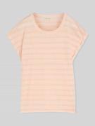 Tom Tailor Denim Regular Fit T-Shirt aus Viskose-Mix in Apricot, Größe...