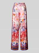 miss goodlife Wide Leg Hose aus Viskose Modell 'wild Flower' in Pink, ...