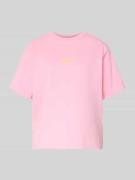 JJXX T-Shirt mit Statement-Print Modell 'SENNA' in Pink, Größe M