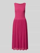 Christian Berg Woman Selection Midikleid aus Mesh mit Smok-Details in ...