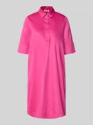 Christian Berg Woman Knielanges Hemdblusenkleid mit Eingrifftaschen in...