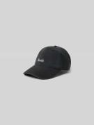 Forét Basecap mit Label-Stitching in Black, Größe 1