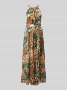 Apricot Maxikleid mit floralem Allover-Print in Oliv, Größe L