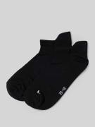 Snocks Summer Running Socks im 2er-Pack mit gerippten Bündchen in Blac...