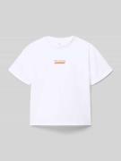 s.Oliver RED LABEL Regular Fit T-Shirt aus reiner Baumwolle in Weiss, ...