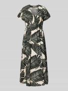 Christian Berg Woman Selection Midikleid aus Viskose-Mix mit floralem ...