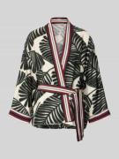 Christian Berg Woman Selection Kaftan aus Viskose-Mix mit floralem All...