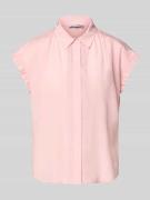 More & More Regular Fit Bluse mit verdeckter Knopfleiste in Rose, Größ...