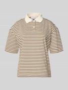 Rich & Royal Relaxed Fit Poloshirt im Allover-Look in Hellgelb, Größe ...