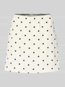 Noisy May Minirock mit elastischem Bund Modell 'SOPHIE' in Offwhite, G...