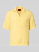 HUGO Regular Fit Freizeithemd aus reinem Leinen Modell 'EXOLINO' in He...