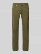 Pierre Cardin Regular Fit Hose mit Eingrifftaschen Modell 'Lyon' in Ol...