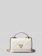 Guess Handtasche mit Label-Applikation Modell 'GIULLY II' in Offwhite,...
