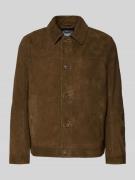 MCNEAL Jacke mit seitlichen Eingrifftaschen in Schlamm, Größe L