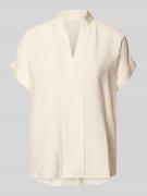 Christian Berg Woman Regular Fit Bluse aus Viskose-Mix mit V-Ausschnit...