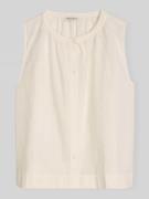 Marc O'Polo Relaxed Fit Bluse aus reiner Baumwolle in Weiss, Größe 34