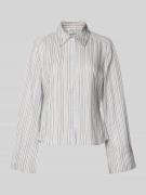 JAKE*S STUDIO WOMAN Regular Fit Bluse aus Viskose-Mix in Sky, Größe 34