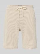 MCNEAL Shorts mit elastischem Bund und Kordelzug in Mud, Größe L