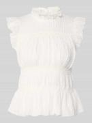 Pieces Regular Fit Top aus reiner Baumwolle Modell 'SASTINA' in Rosa, ...