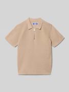 Jack & Jones Regular Fit Poloshirt in Strick-Optik Modell 'Max' in San...