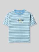 Calvin Klein Jeans Regular Fit T-Shirt mit Logo Print aus reiner Baumw...