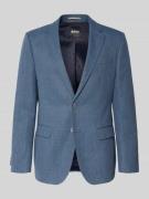BOSS Regular Fit Anzugsakko aus Leinen-Mix Modell 'JASPER' in Ocean Me...