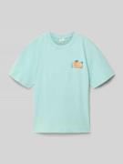 s.Oliver RED LABEL Regular Fit T-Shirt aus Baumwolle in Mint, Größe 13...
