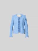 Iro Jacke mit Baumwoll-Anteil im Bouclé-Look in Hellblau, Größe 34