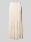 Only Ausgestellter Maxi-Rock aus reiner Viskose Modell 'MIKKA' in Ecru...